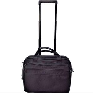 Briggs & Riley Black Rolling Carry-On Briefcase